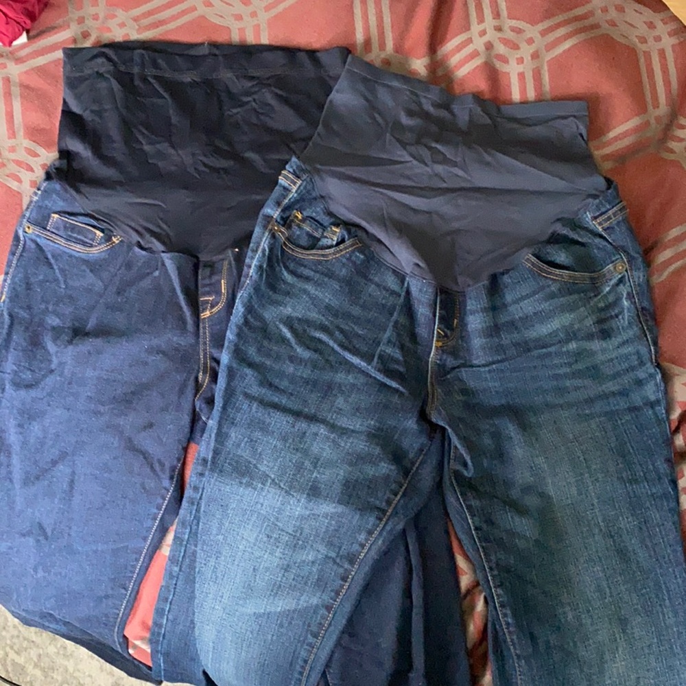*Two* like new maternity jeans